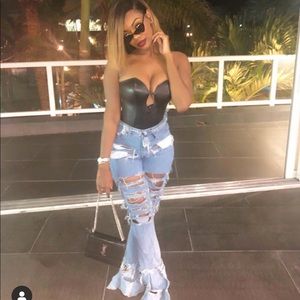 Details Brand Distressed Jeans